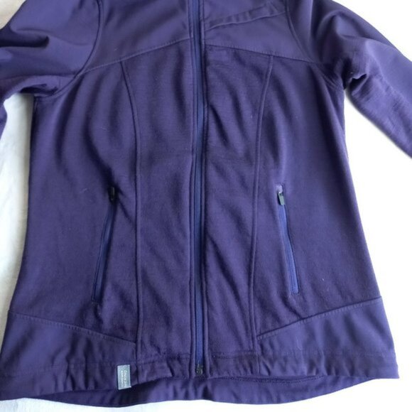 Icebreaker Merino Purple Zip Light Jacket (S) - Picture 8 of 12
